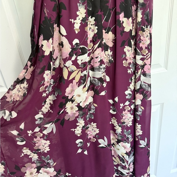 SLNY Floral Maxi Dress Size 14 - Picture 2 of 9